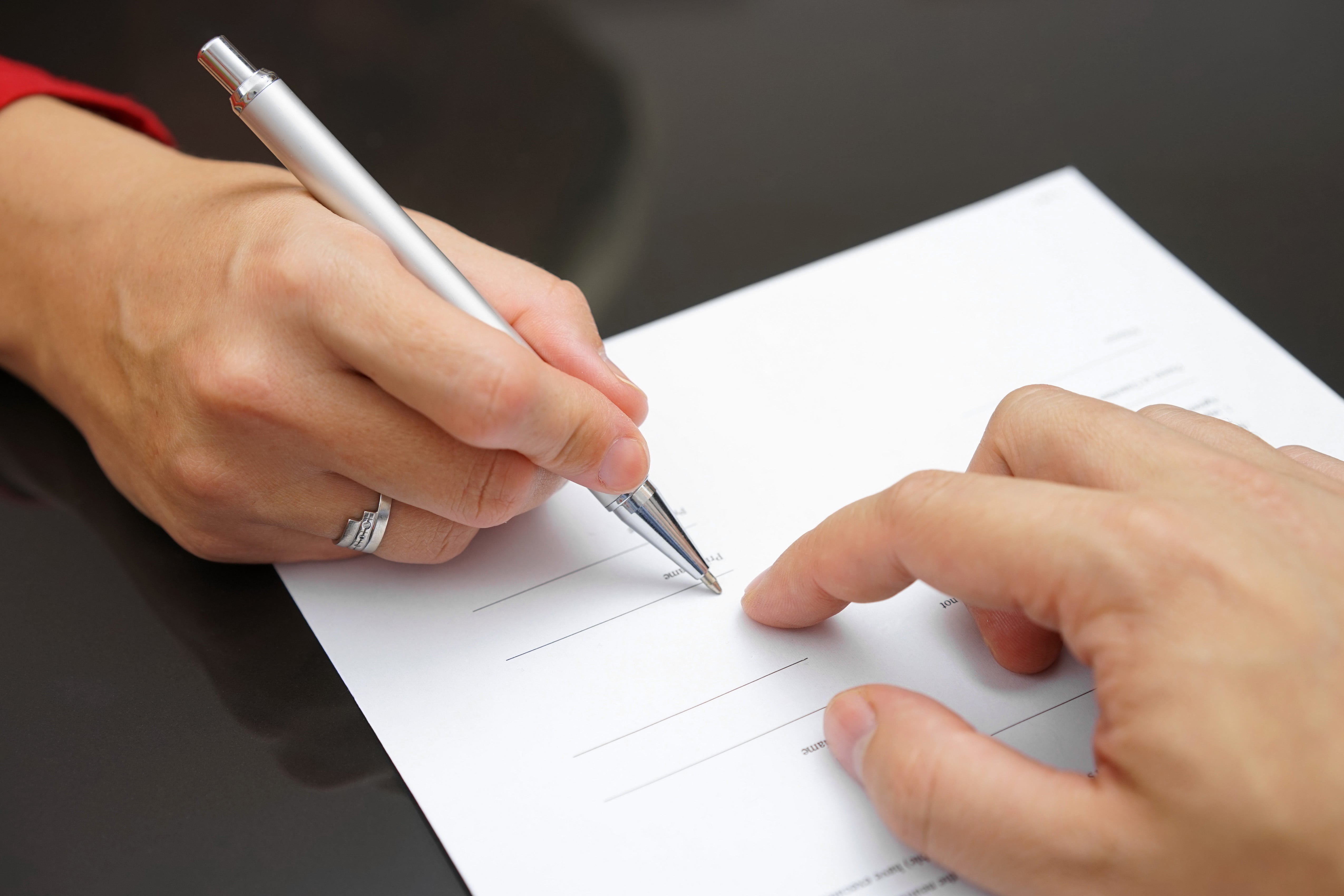 writing a property settlement agreement